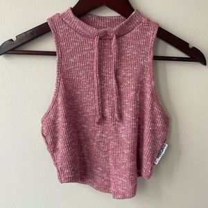 Gymshark Slounge Cropped Tank Top Pink Size Small